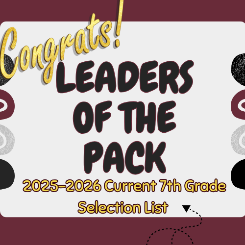  current 7th grade selection list LOTP 25-26 picture